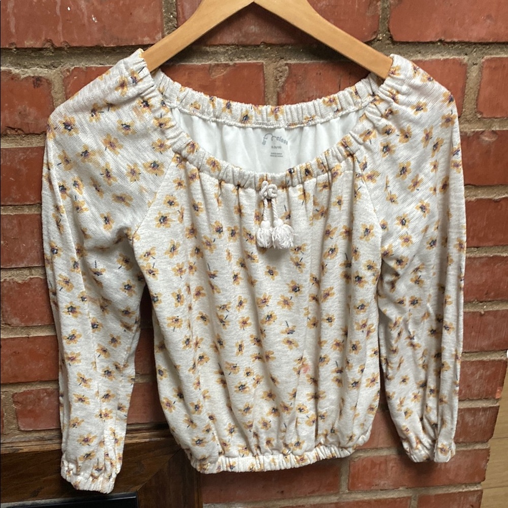 Floral Cream Top